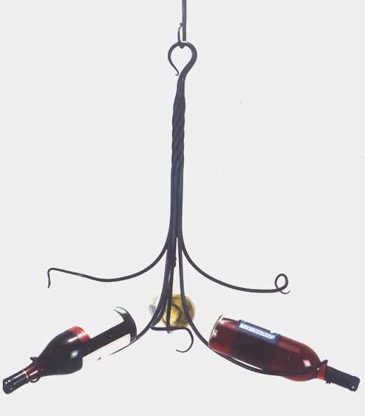 Velvet Hammer Hanging Wine Rack - Heart of the Home PA