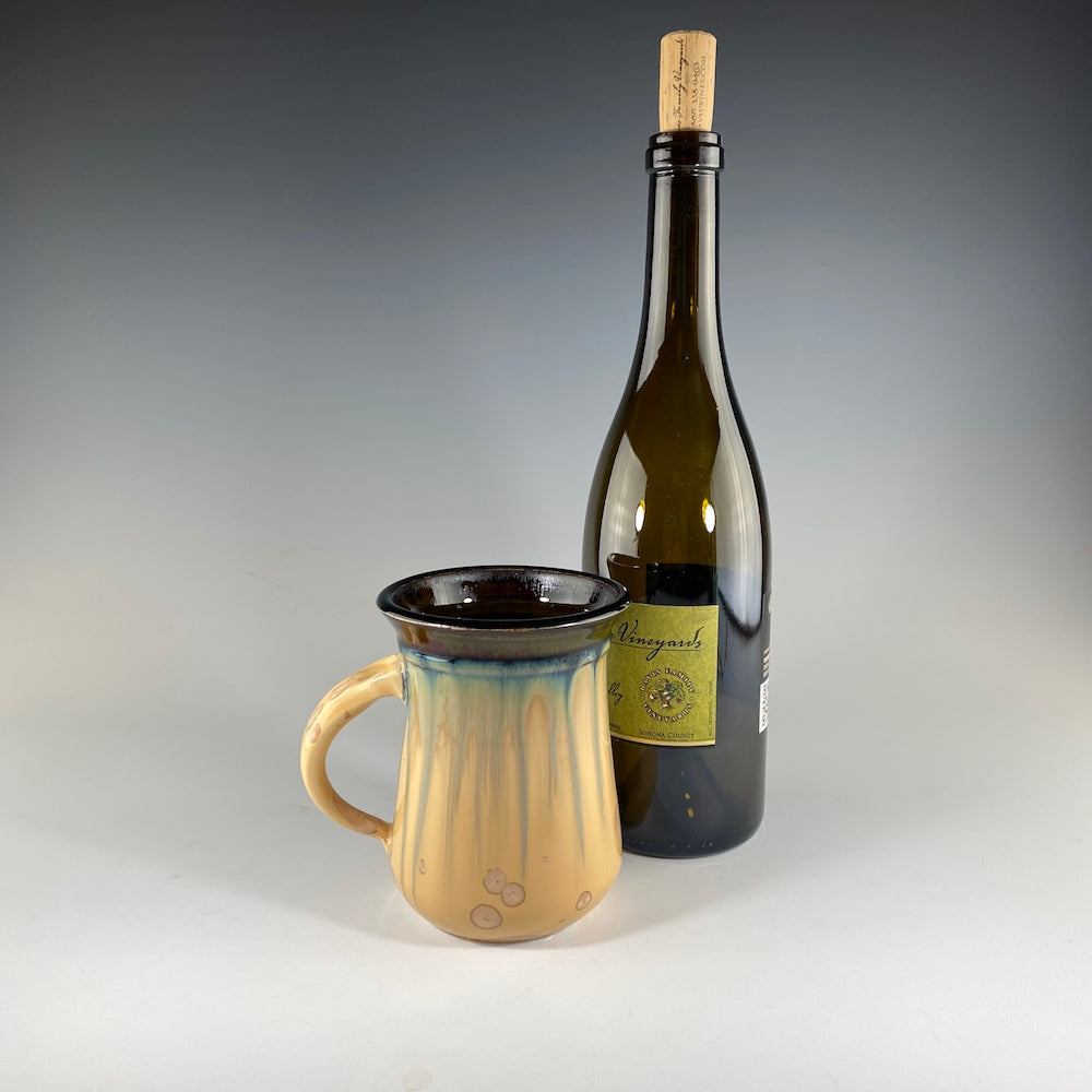 Mug in Mocha Dark Olive Glaze - Heart of the Home PA
