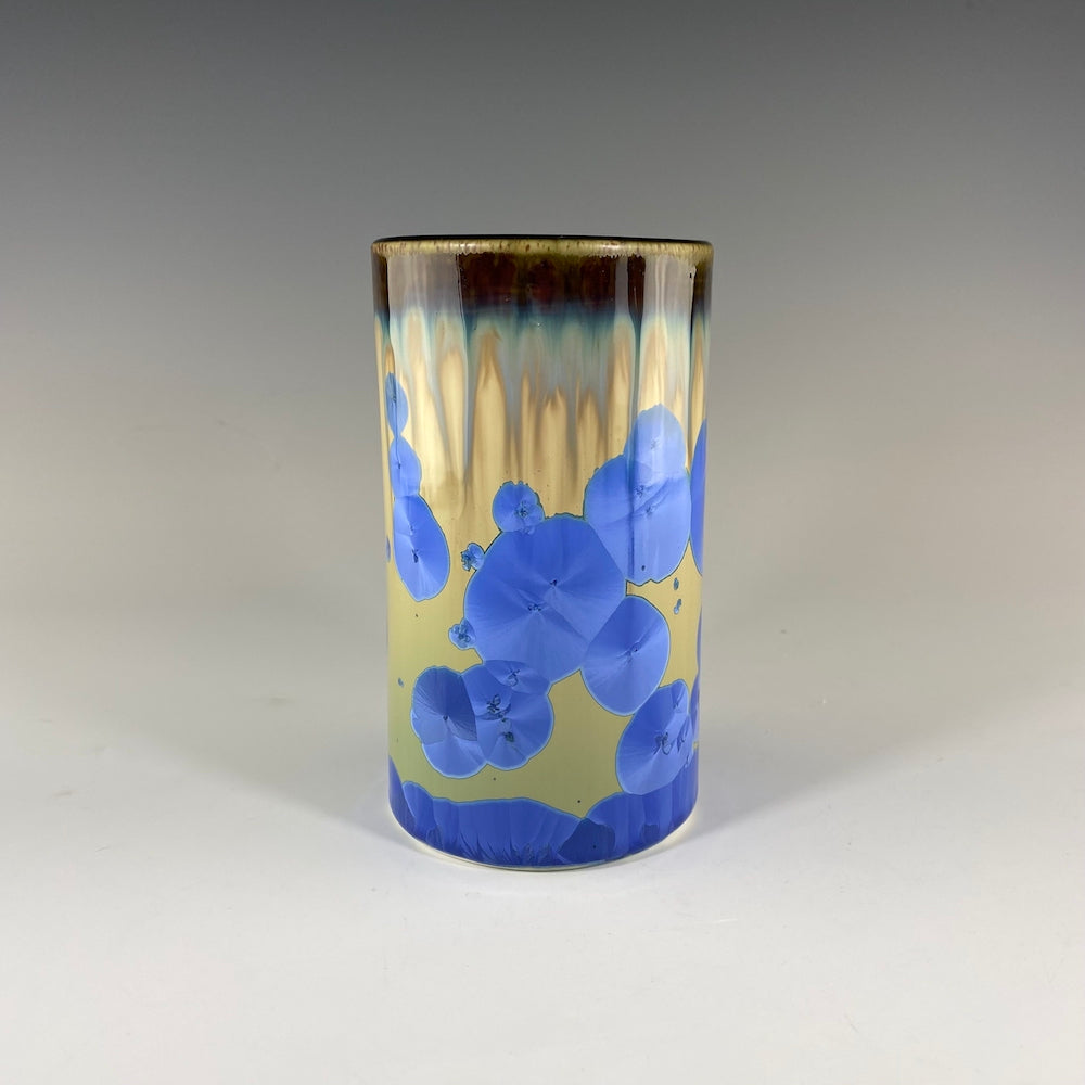 Tumbler in Sky Dark Olive Glaze - Heart of the Home PA