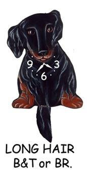 Dachshund Wagging Dog Clock - Heart of the Home PA