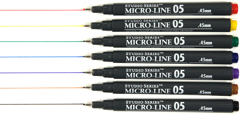Studio Series Colored Micro-Line Pens (Set of 7) - Heart of the Home PA