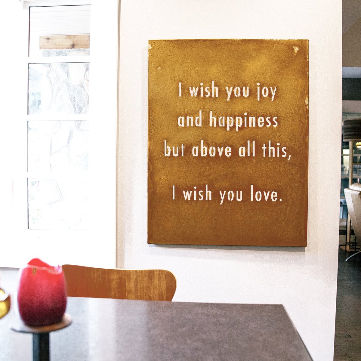 &quot;I Wish You Joy&quot; Wall Art - Heart of the Home PA